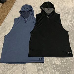 Set of 2 Men’s Under Armour Sleeveless Heatgear Shirts Size XL